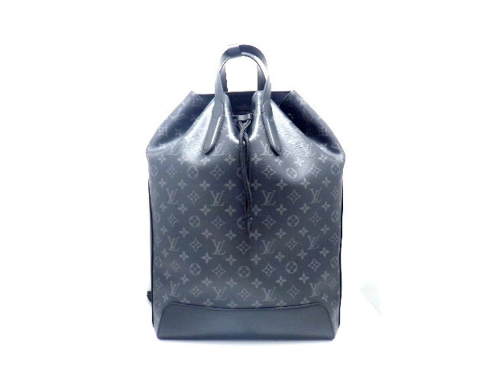 LOUIS VUITTON Monogram Eclipse Black Backpack Explorer Rucksack Collection